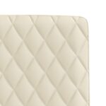 vidaXL Jedálenské stoličky 4 ks krémové umelá koža – Obrázok 7