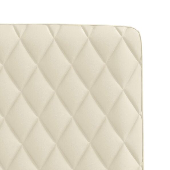 vidaXL Jedálenské stoličky 4 ks krémové umelá koža – Obrázok 7