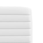 vidaXL Jedálenské stoličky 4 ks biele umelá koža – Obrázok 7