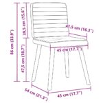 vidaXL Jedálenské stoličky 4 ks oblakšedá látka – Obrázok 9