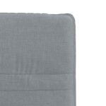 vidaXL Jedálenské stoličky 4 ks bledosivé látkové – Obrázok 7