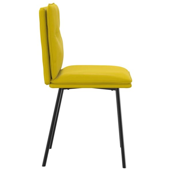 VXL8721158568618_g_en_hd_3.jpg vidaXL Jedálenské stoličky 4 ks žlté zamatové – Obrázok 5