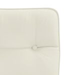 vidaXL jedálenské stoličky 4 ks krémové zamatové – Obrázok 7