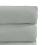 vidaXL Jedálenské stoličky 6 ks bledosivé zamatové – Obrázok 7