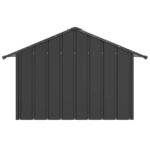 vidaXL Búda pre psa so strechou 83x130x85 cm, pozinkovaná oceľ – Obrázok 4