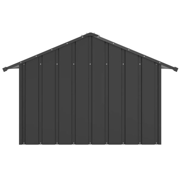 VXL8721158571786_g_en_hd_3.jpg vidaXL Búda pre psa so strechou 83x130x85 cm, pozinkovaná oceľ – Obrázok 4