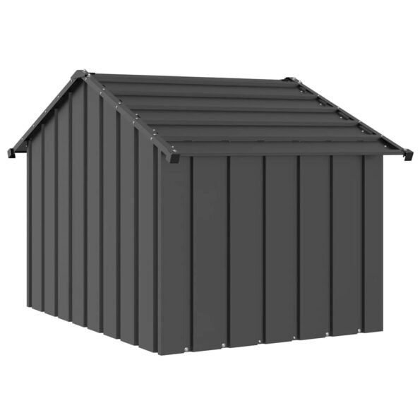 VXL8721158571786_g_en_hd_4.jpg vidaXL Búda pre psa so strechou 83x130x85 cm, pozinkovaná oceľ – Obrázok 5