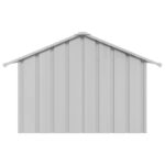 vidaXL Búda pre psa so strechou 83x130x85 cm, pozinkovaná oceľ – Obrázok 4