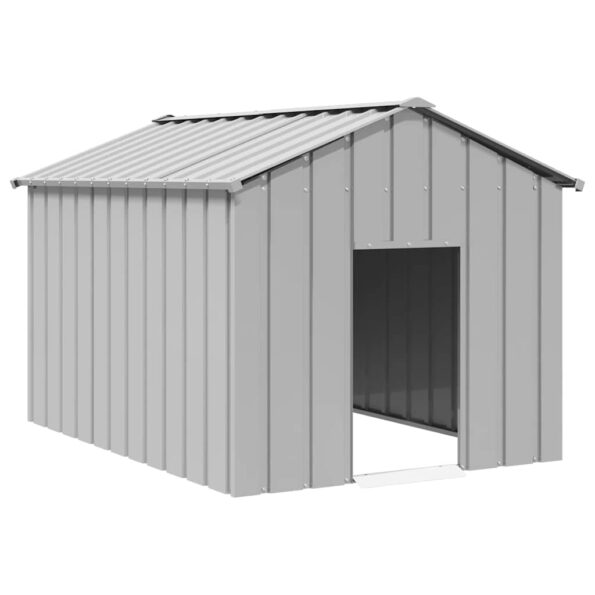 VXL8721158571830_a_en_hd_1.jpg vidaXL Búda pre psa so strechou 113x153x101 cm, pozinkovaná oceľ – Obrázok 1