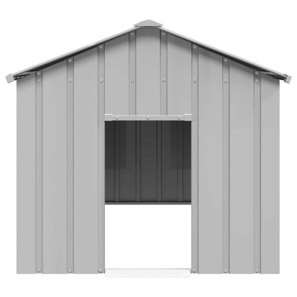 VXL8721158571830_g_en_hd_2.jpg vidaXL Búda pre psa so strechou 113x153x101 cm, pozinkovaná oceľ – Obrázok 3