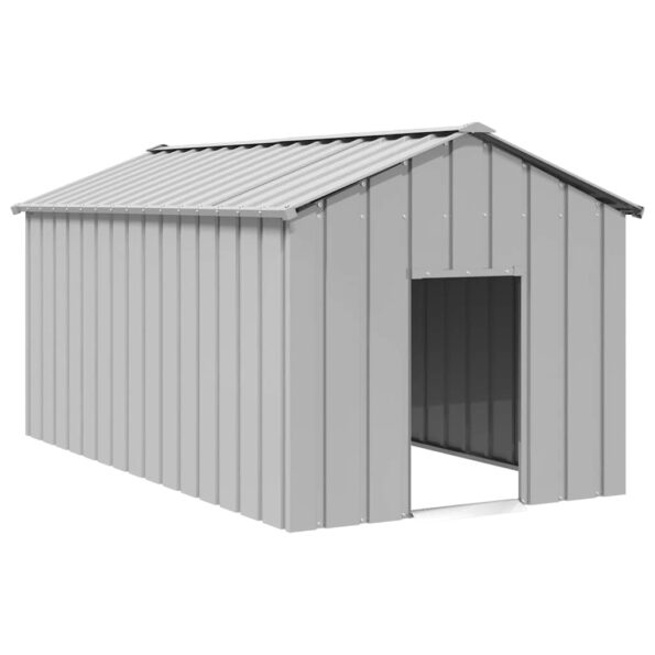 VXL8721158571854_a_en_hd_1.jpg vidaXL Búda pre psa so strechou 114x202x101 cm, pozinkovaná oceľ – Obrázok 1