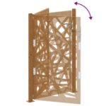 VidaXL Záhradná brána 105x155 cm Oceľové ľahké prevedenie odolné voči – Obrázok 8