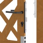 VidaXL Záhradná brána 105x155 cm Oceľové ľahké prevedenie odolné voči – Obrázok 10