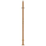 vidaXL Záhradná brána Oceľové krídlo odolnévoči poveternostným vplyvom – Obrázok 6