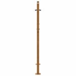 vidaXL Záhradná brána 105x130 cm Zvetrávanie oceľ Krížový dizajn – Obrázok 6