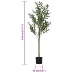 vidaXL Umelý olivovník 450 listov 120 cm zelený – Obrázok 5
