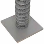 vidaXL Umelý palmový strom 6 listov 100 cm zelený – Obrázok 3