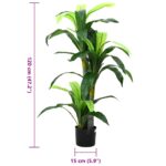 vidaXL Umelý dracaena strom 36 listov 120 cm zelený – Obrázok 5