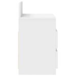 vidaXL Nočné stolíky 2 ks s 2 zásuvkami biele 40x33x60 cm – Obrázok 7