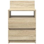 vidaXL Nočné stolíky 2 ks s 2 zásuvkami dub sonoma 40x33x60 cm – Obrázok 4