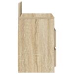 vidaXL Nočné stolíky 2 ks s 2 zásuvkami dub sonoma 40x33x60 cm – Obrázok 7