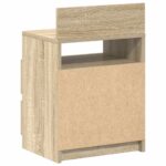 vidaXL Nočné stolíky 2 ks s 2 zásuvkami dub sonoma 40x33x60 cm – Obrázok 8