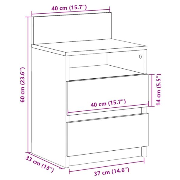 VXL8721158574466_g_en_hd_10.jpg vidaXL Nočné stolíky 2 ks s 2 zásuvkami betónovosivé 40x33x60 cm – Obrázok 12