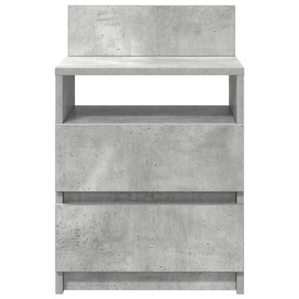 VXL8721158574466_g_en_hd_2.jpg vidaXL Nočné stolíky 2 ks s 2 zásuvkami betónovosivé 40x33x60 cm – Obrázok 4