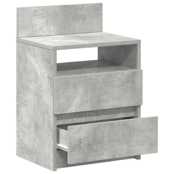 VXL8721158574466_g_en_hd_3.jpg vidaXL Nočné stolíky 2 ks s 2 zásuvkami betónovosivé 40x33x60 cm – Obrázok 5