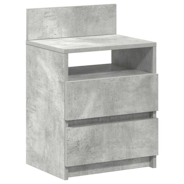 VXL8721158574466_g_en_hd_4.jpg vidaXL Nočné stolíky 2 ks s 2 zásuvkami betónovosivé 40x33x60 cm – Obrázok 6