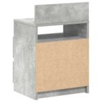 vidaXL Nočné stolíky 2 ks s 2 zásuvkami betónovosivé 40x33x60 cm – Obrázok 8