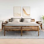 vidaXL Nočné stolíky 2 ks s 2 zásuvkami dymový dub 40x33x60 cm – Obrázok 3