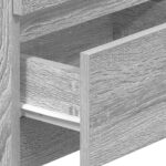 vidaXL Nočné stolíky 2 ks s 2 zásuvkami sivé sonoma 40x33x60 cm – Obrázok 9