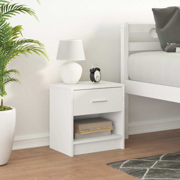 VXL8721158576286_g_en_hd_1.jpg vidaXL Nočný stolík biely s zásuvkou 39x28x41 cm – Obrázok 3