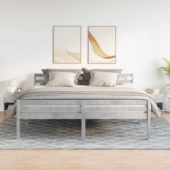 vidaXL Nočné stolíky 2 ks s zásuvkou betónovosivé 39x28x41 cm – Obrázok 3