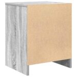 vidaXL Nočné skrinky 2 ks so zásuvkou sivé sonoma 40x34x50 cm – Obrázok 8