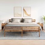 vidaXL Nočné skrinky 2 ks so zásuvkou staré drevo 40x34x50 cm – Obrázok 3