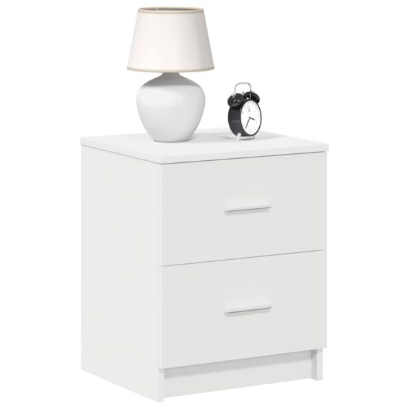 VXL8721158576644_g_en_hd_1.jpg vidaXL Nočný stolík s 2 zásuvkami biele 40x36x50 cm – Obrázok 3