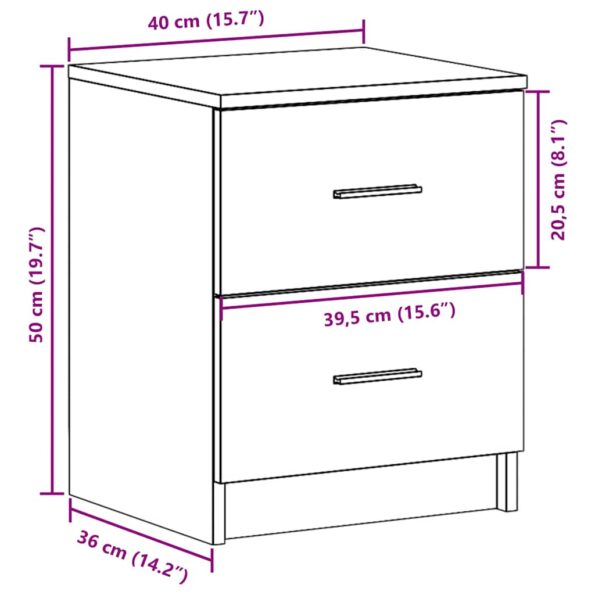 VXL8721158576644_g_en_hd_9.jpg vidaXL Nočný stolík s 2 zásuvkami biele 40x36x50 cm – Obrázok 11