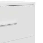 vidaXL Nočné stolíky 2 ks s 2 zásuvkami biele 40x36x50 cm – Obrázok 10