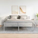 vidaXL Nočné stolíky 2 ks s 2 zásuvkami betónovosivé 40x36x50 cm – Obrázok 3