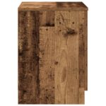 vidaXL Nočný stolík s 2 zásuvkami staré drevo 40x36x50 cm – Obrázok 7