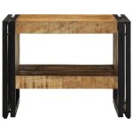 vidaXL konferenčný stolík 50x50x38 cm masívne hrubé drevo mango – Obrázok 4