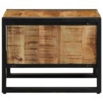 vidaXL konferenčný stolík 50x50x38 cm masívne hrubé drevo mango – Obrázok 5