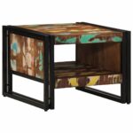 VidaXL Konferenčný stolík Viacfarebný Rekultivované masívne drevo – Obrázok 2