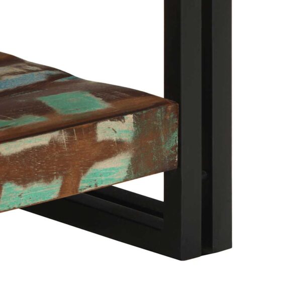 VidaXL Konferenčný stolík Viacfarebný Rekultivované masívne drevo – Obrázok 8