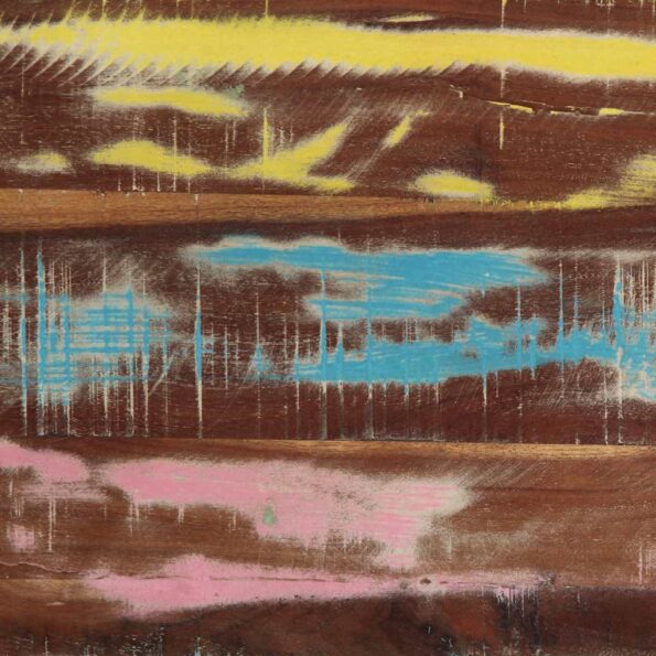 VidaXL Konferenčný stolík Viacfarebný Rekultivované masívne drevo – Obrázok 10