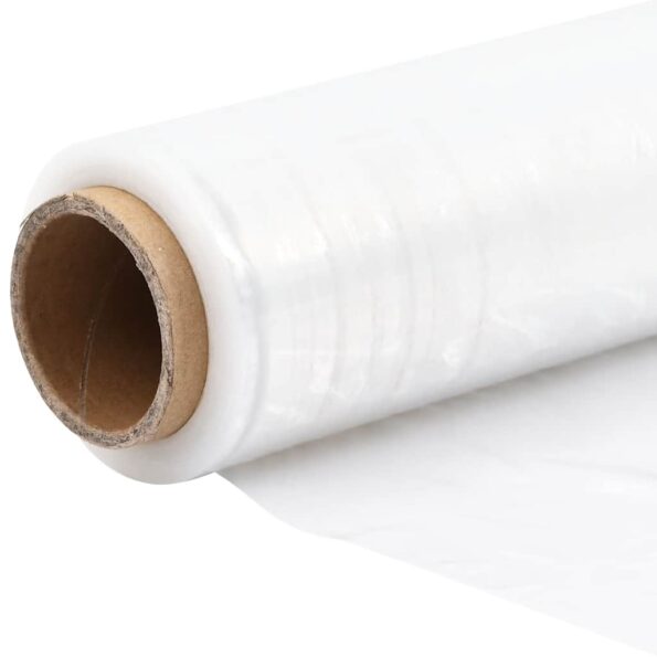 vidaXL Stretch Fólia 2 ks Transparentná 17 μm 50 cm x 150 m – Obrázok 5