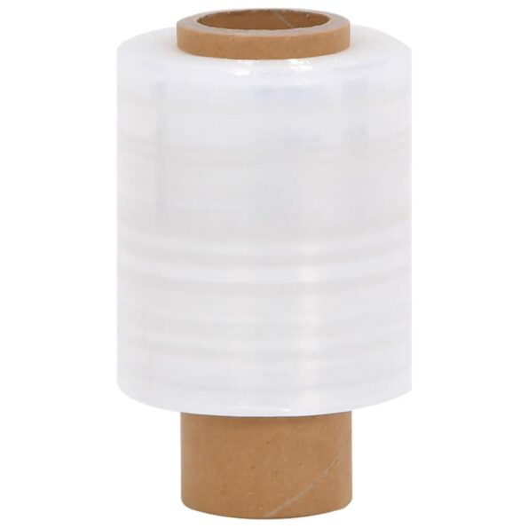 vidaXL Stretch fólie 50 ks Priehľadná 23 µm 10 cm x 150 m – Obrázok 5