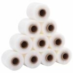 Stretch fólie vidaXL 10 ks Priehľadná 23 µm 10 cm x 300 m – Obrázok 2